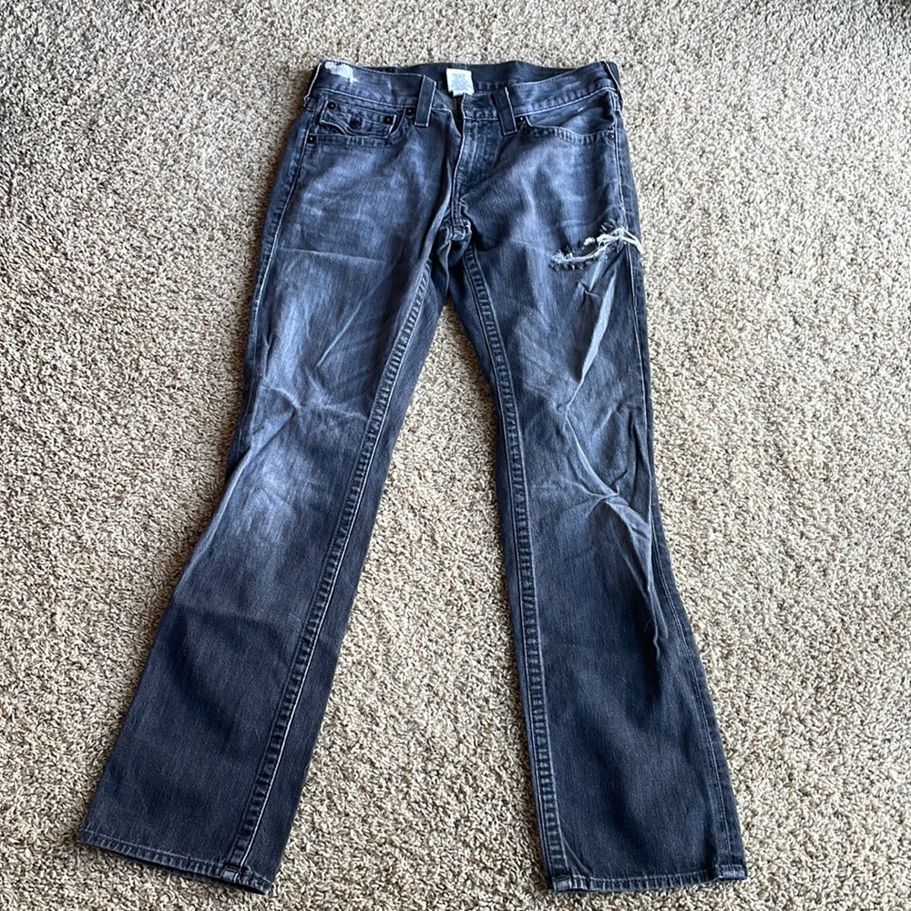 Black True religion Ricky jeans